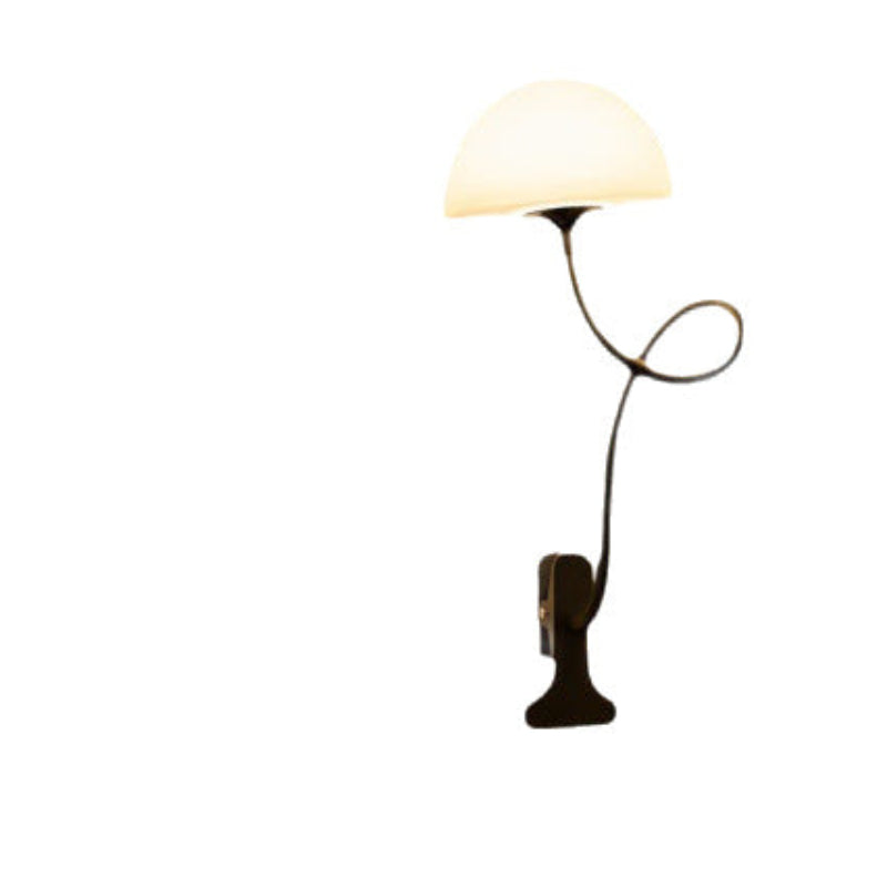 Lamps By Ingleside Modern Mushroom Table Lamp – Semi-Circular Design