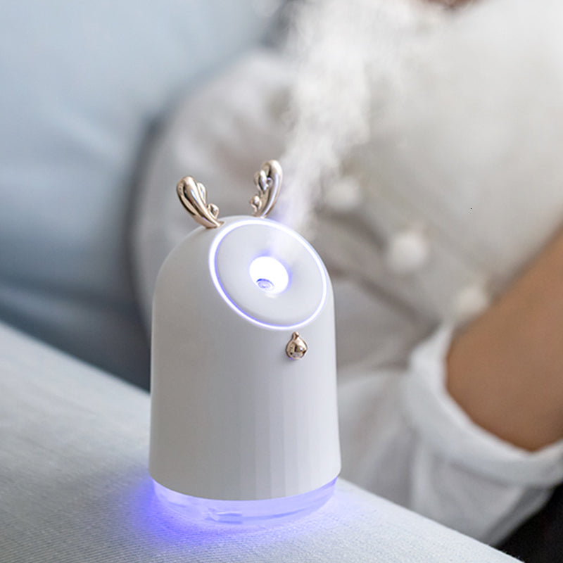 Lamps By Ingleside Humidifier Table Lamp - USB LED Night Light & Mist Diffuser