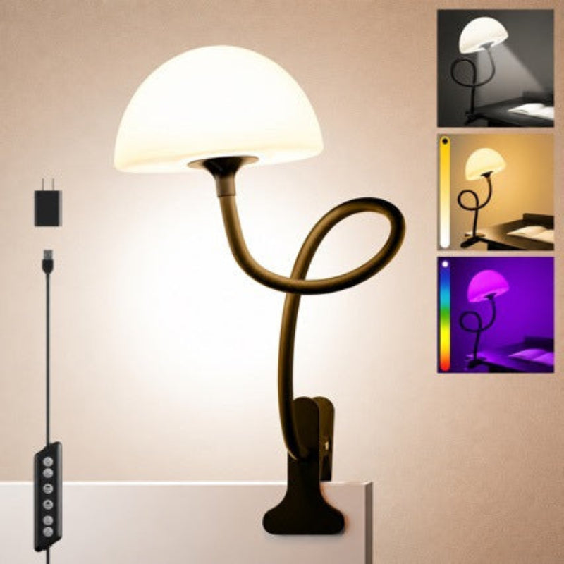 Lamps By Ingleside Modern Semi-Circular Mushroom Table Lamp